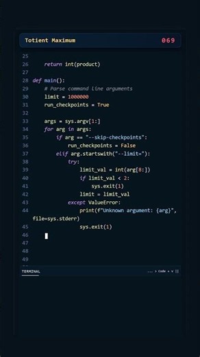Project Euler #069: Totient Maximum | Python #coding #python #programming