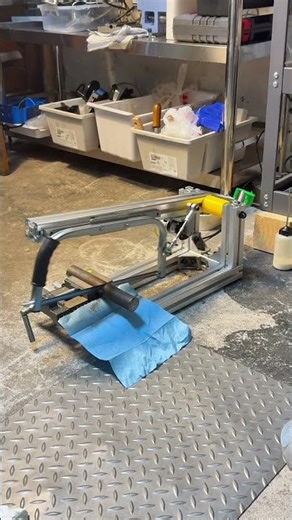 NO MORE TIRED ARMS! This DIY Machine Cuts Metal While You Rest
