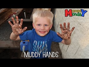 Muddy Playtime & Surprise Family Visit || Mommy Monday