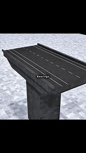 How Modern Bridges Survive Earthquakes 🌉😱 #bridge #engineering #architecture #3danimation #technology | Voltrex4