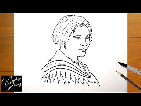 How to Draw Madam C. J. Walker