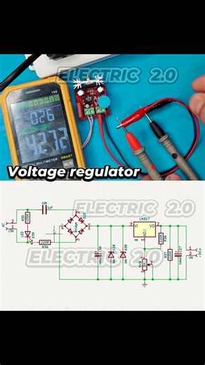3.9K views · 17 reactions | Voltage regulator AC to DC #voltageregulator #diy #diyelectronics | Electric 2.0 | Facebook