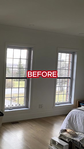 Before & after magic! Elevate any room with custom drapery. Book your free in-home consult now. | Blinds To Go