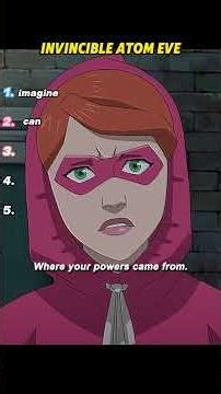 💥 “Why Can’t You Just Be Normal?” — Invincible: Atom Eve (2023)#shorts