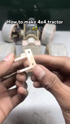 How to make 4x4 tractor or 4x4 tractor kaise bnaye 🔥✅🚜🛞#treandingshort #viralvideos #treanding