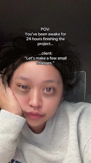 POV: You’ve been awake for 24 hours finishing the project… and the client still hasn’t approved it. 👀 #meme #vamemes #wfhlife #makeitviral #positivevibes