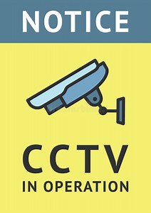 CCTV Banner, Video Surveillance Poster, Security Camera Icon, Vector Illustration Stock Vector - Illustration of protection, cctv: 377294135