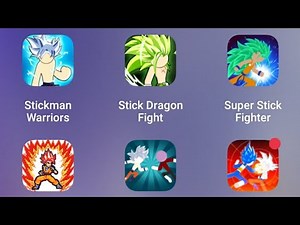 Stickman Warriors, Stick Dragon Fight, Super Stick Fighter, Ultra Goku Saiyan Battle, Z-Stickman