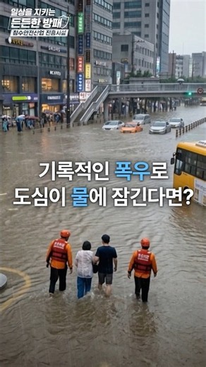 🛡️ 일상을 지키는 든든한 방패 침수안전산업 진흥시설