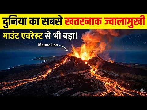 The Giant Volcano That Is Bigger Than Everest – Mauna Loa 🌋