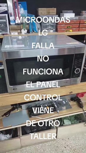MICROONDAS LG Falla: No funciona el panel control, viene revisado por otra persona, les mostraremos el paso a paso de esta reparación y la solución al final de esta publicación 👉 #mantenimiento #reparación #serviciotecnico #islademargarita🌴 #serviciotecnicomargarita #restauracion #microelectronicakyoto #microondas