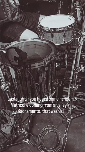 Last night if you heard some random Mathcore coming from an alley in Sacramento, that was us! @aftershockfestival tonight with so many great bands and friends. #dillingerescapeplan #calculatinginfinity #aftershock #mathcore | The Dillinger Escape Plan