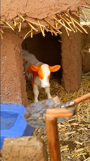 How to Make Cow Shed | Miniature Farm