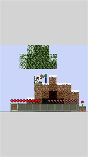 Minecraft but slowly disintegrate #minecraft