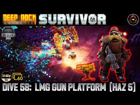 Deep Rock Galactic: Survivor | Dive 58: Weapon Mastery - LMG Gun Platform (Haz 5)