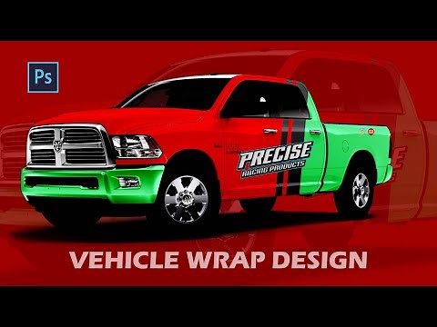 How to Create Vehicle Mockup in Photoshop | Vehicle Graphics | Wrap Design