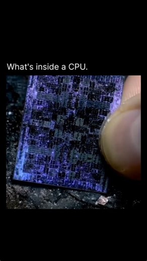 Explains Everything on Instagram: "Have you ever wondered what really happens inside a CPU every single second you touch your phone, open an app, or press a single key? Most people use their devices every day but never stop to think about the tiny universe hidden beneath that metal chip. Today, let’s open that invisible world and break down what’s truly inside a CPU — in the simplest, mind-blowing way possible. Inside every CPU lives a miniature city of transistors, microscopic switches that tur