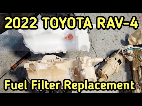 Toyota RAV4 Hybrid 2022 Fuel Filter Replacement (MXAA52 V VVTi 2.0L M20A-FKS)