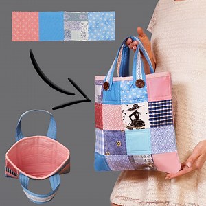 ¡Increíble idea de cómo coser un bolso de patchwork de forma sencilla y rápida! | Miarti - Ideas creativas