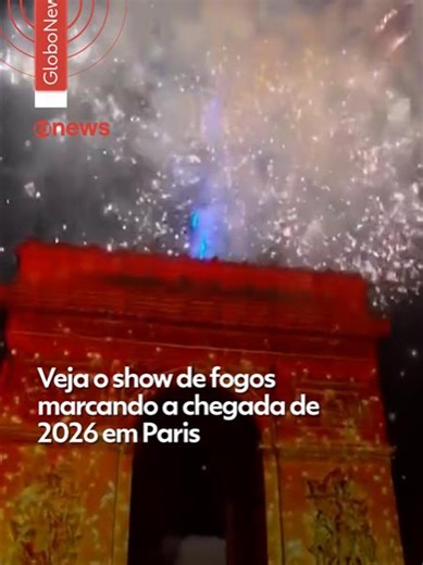 Fogos de Artifício de Ano Novo em Paris