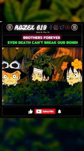 After Ace… Sabo Made a Promise to Protect Luffy 🥰🥹