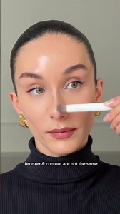 bronzer and contour are not the same ✨ @melisekrem