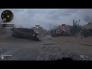 Call of Duty: WWII War on Operation Neptune w/Bots (1080p60)