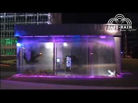 Programmable digital water curtain