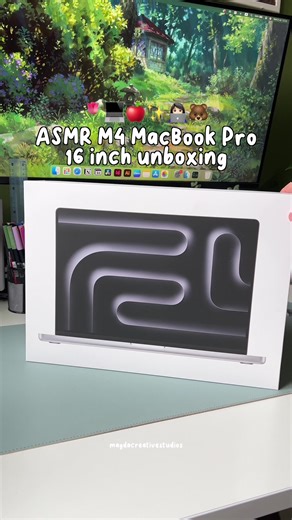 Unboxing my new MacBook Pro: Aesthetic Setup Journey