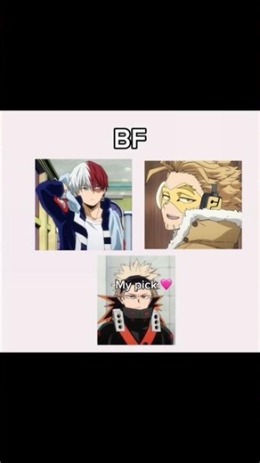 Who did you pick? #pink #alien #mha #mhacommunity #bakugo #deku #bnha #myheroacademia