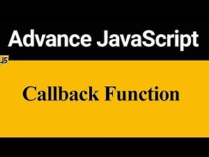 Callback Function in JavaScript (Hindi)