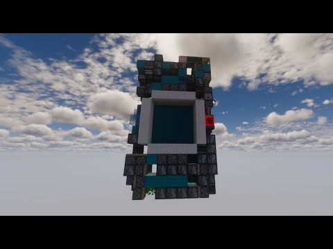 Fast, Small and Sync 5x5 Piston Door | Redstone Tutorial