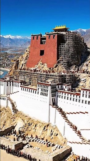 The Red and Gold Fortress of Tibet #potalapalace #tibet #architecture