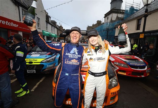 WATCH - Former Scottish champion wins Snowman Rally for third time in Dingwall