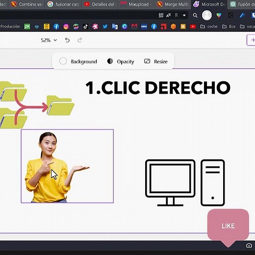 Cómo girar o voltear la imagen horizontal o verticalmente en #MicrosoftDesigner