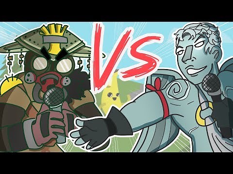 ♪FORTNITE vs APEX LEGENDS♪ (RAP BATTLE ROYALE ANIMATED)