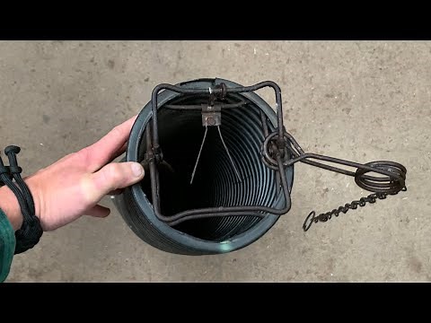 #110 Bodygrip Trap Stabilizer Cubby made from Drainage Pipe