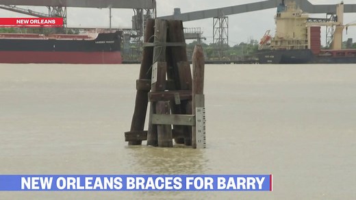 New Orleans on high alert while storm brews