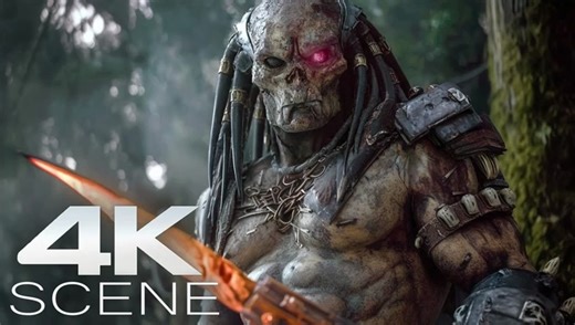 Alpha Predator Traps His Own Son To Be Decimated (2025) Fight Scene | Predator: Badlands Movie Clip