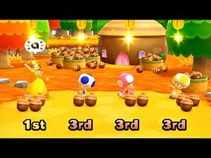 Mario Party Star Rush Toad Scramble Daisy Gameplay