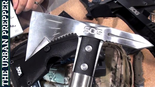 SOG tomahawks, knives, and folders reviewed at Shot Show