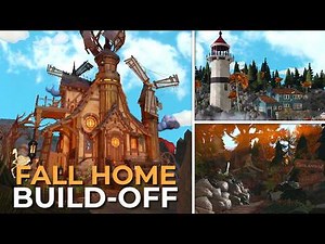 100 PLAYER fall house BUILD BATTLE in bloxburg...