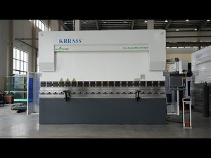 KRRASS 6-Axis CNC Press Brake 210t4000 with DLEEM DA66T control System and Mechanical Crowning