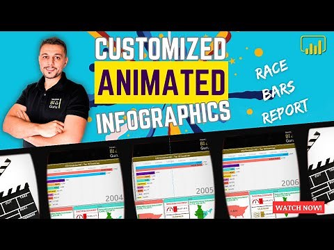 Animating Power BI Dashboards: Race Bars & Infographics Tutorial - P1 | NextGen BI Guru