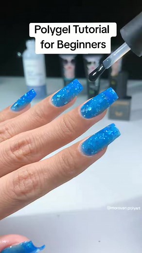 Is it just me, or are Polygel nails absolutely incredible！ #polygeltutorial #Amarican #nailutorials #polygel #morovan #tutorial #nailvideos #fingernails #fyp #nails #USA #polygelnails | Eshal Moreno