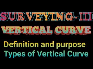 Introduction to vertical Curve and its type l types of vertical Curve. ‪@LetsLearnCIVIL‬