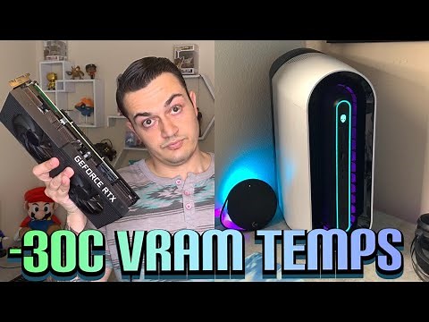 Alienware R11 3080 Thermal Pads and Paste Drop VRAM Temps 30C