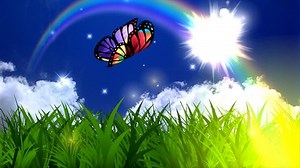 Spring Coming Animationspring Fantasy Butterfly Rainbow Stock Footage Video (100% Royalty-free) 10398008 | Shutterstock