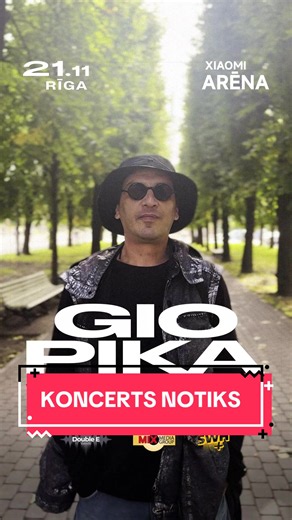 Gio Pika & Symphony Orchestra koncerts 21.11 — Xiaomi Arena, Rīga