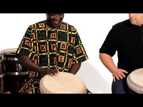 How to Play Open Tone Sound on Djembe | African Drums